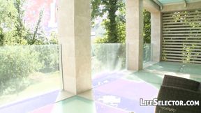 ”Christen Courtney Receives Assfucking & A Facial From A Total Stranger”