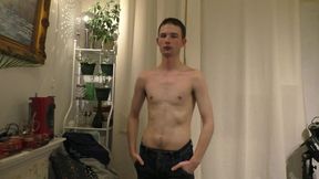 Kamil Bondage Show. Kamil will be roped by horny cameraman. Posing, wanking and may be more... cumshot expected. Kamil is a model