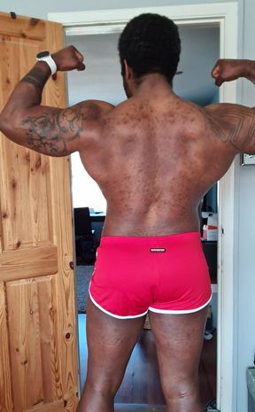 Red Shorts Big