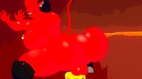 Demon Futa X Lava Hole