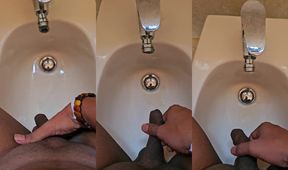 Black gay piss ruined big black cock takes twink