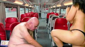 Blazing 4K Sex Frenzy On Train With Cum-Filled Frenzy