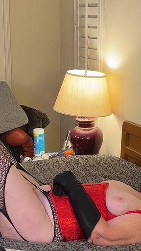 Elastigranny - Superhero Dildo Fucking Orgasms