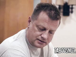 Preggy Teen Drilled By Boyfriend's Stepdad