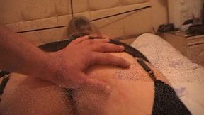 Julie in Stockings, Skirt & Blouse - Slow Sucking, Deep Pussy Licking to Climax, Fingering & Raw Fucking Hardwood