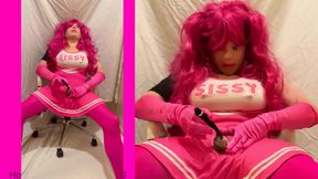 Sissy Tiny Gusher creampie and cumshot