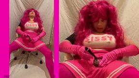 Sissy Tiny Gusher creampie and cumshot