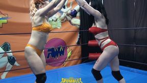 Ellina vs Julia - Female Pro Wrestling Fight - RM233 - FullHD
