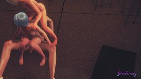 Femboy Yaoi - Threesome, Osuke and Blue Enjoy a Sexy Boy