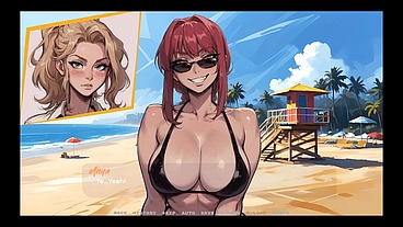 My New Girlfriend [ TABOO Hentai Game ] Ep.25 jiggling stepsis BUTT in sexy BIKINI !