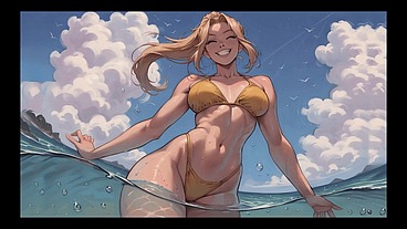 My New Girlfriend [ TABOO Hentai Game ] Ep.25 jiggling stepsis BUTT in sexy BIKINI !