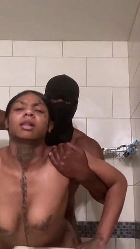 Beautiful Tattooed Big Booty Woman Fucked Doggy Style by Big Black Cock!