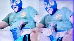 PoliciaUniform_ 6 CERDO MASKED CUM CORRIDA VERTICAL Video Cop Fetish Police Uniforme Porno Gay Policia Spandex