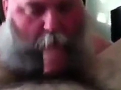Bearded Dad Sucking Really Good
