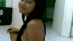 Malaysian whore sucks a cock before taking it in her pussy