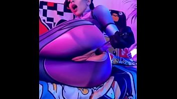 Widowmaker fuck anal with toys cosplay Overwatch AliceBong