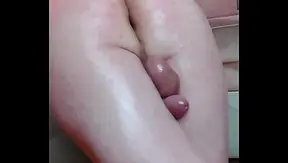 Femboy's Big Butt Wiggles During Massage