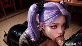 i cornered this petite korean model in the bedroom corner and fucked her incredibly tight pussy deep until she screamed like crazy [ai]