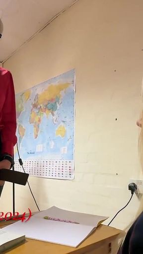 Straptention for Naughty College Girl Alisha