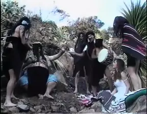 Two massive cocks rip apart innocent teenage holes in sick dp debauchery, vol #06