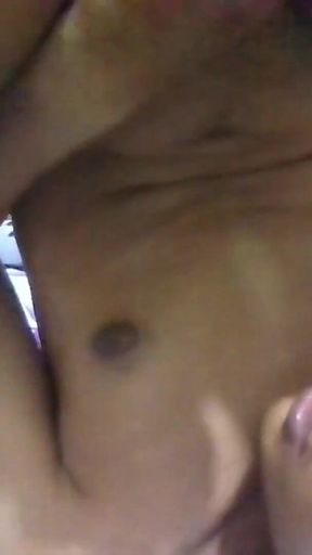 Self Cumming in Mouth