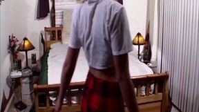 Gangbang with White Slut Fucked Hard