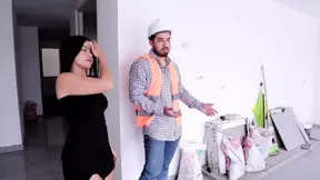 I Seduce an Architect in a Very Small Dress to Make Him Cum in My Pussy