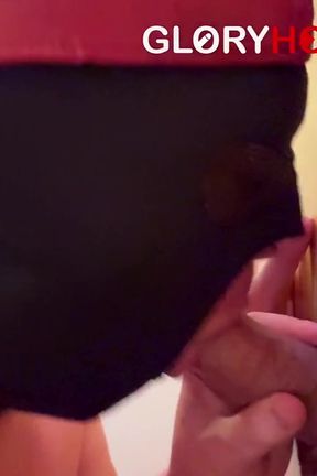 Thick Uncut Cock - Right After Work at the Gloryhole