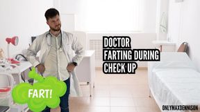 Gay Doctor farting during check up