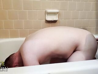 Yielding's facile shower anal douching