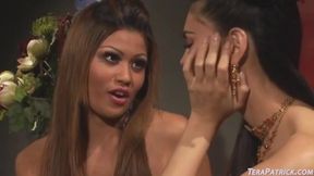 Brunettes Charmane Star & Tera Patrick Share A Big Dildo!