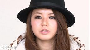 Nice interview and hot sex fucking a big tits japanese girl from Tokyo city