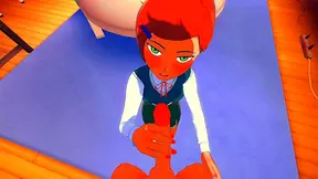 Ben Ten Cosplay Couple Enjoy Uncensored 3D Hentai Blowjob & Floor Pussy Action