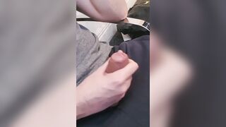 Masturbating While Edging Till I Whip out a Giant Jism Geyser