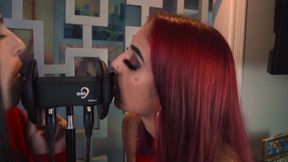 DOUBLE GIRL EAR LICKING AND EAR EATING - OUR BEST VIDEO YET - THE ASMR COLLECTION