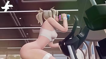 A Girl on a Bicycle Fucking Machine