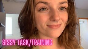 Sissy Training Task - Goddess Worship Sissification Verbal Humiliation