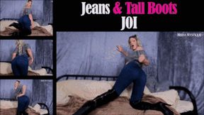 Jeans and Tall Boots JOI - mp4