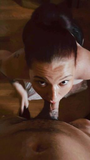 Sucking a bbc facial happy ending