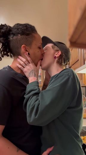 Hot Masc Stud Dyke Makeout