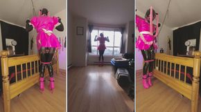 Punishment and Humiliation- Sissy Maid Self Bondage