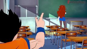 Erasa almost catch Gohan &amp_ Android 21 fucking | 4 | Dragonball Zex 7 | Full &amp_ POV on Sheer &amp_ PTRN: Fantasyking3