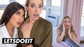 ”Naughty Step Sis Seduces Cheating Wifey - A CHICK KNOWS”