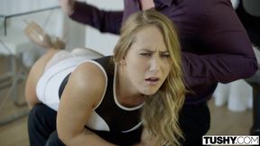 Blonde Babe Gets Her Asshole Penetrated By Big Dick