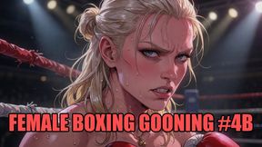 Female Boxing Gooning #4B: Knockout Queen's Ring Ruin Trance (Animated)