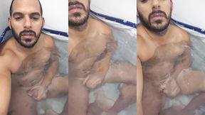 cum in the bath