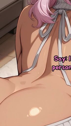 Powerful moment from &quot;Try to survive under Esdeath&#039;s and Hibana&#039;s soldier training (Obedience JOI)&quot;