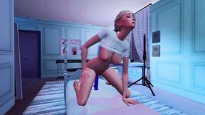 stepmom seduced stepdaughter streamer for hard lesbian sex sims me hentai sfm