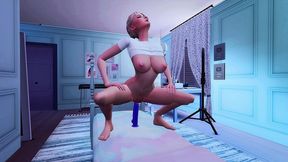 stepmom seduced stepdaughter streamer for hard lesbian sex sims me hentai sfm