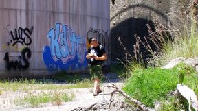 Amazing brunette loves a cock in the ass and a finger in her pussy